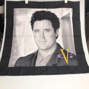 Vince Gill Country Music Black Concert Souvenir Scarf